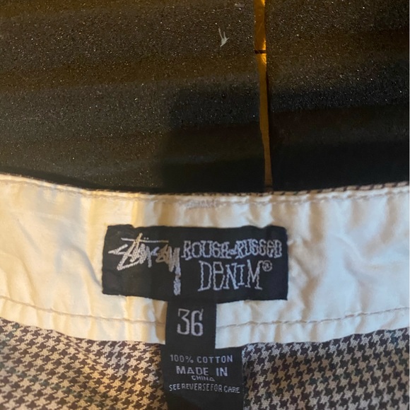 36 Herringbone STUSSY Rough and Rugged Denim pants - Picture 4 of 4